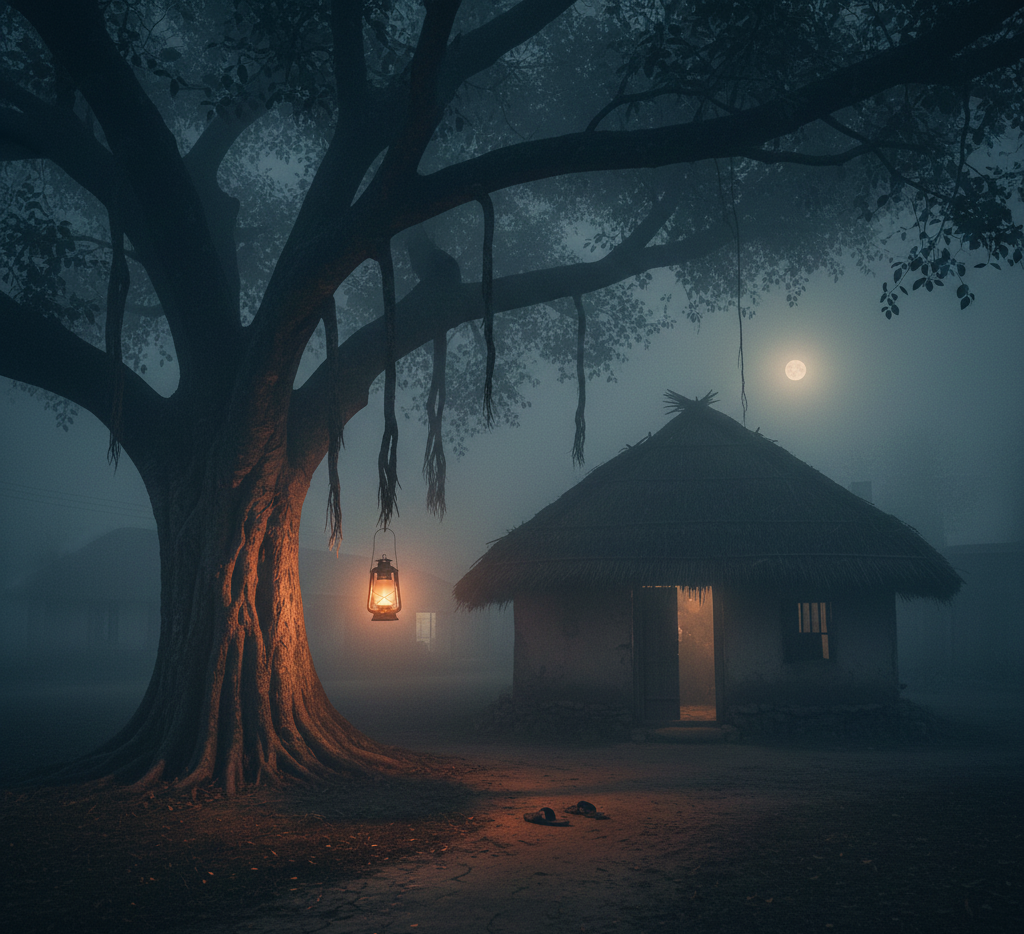 गाँव के किनारे लगा वह पीपल का पुराना पेड़